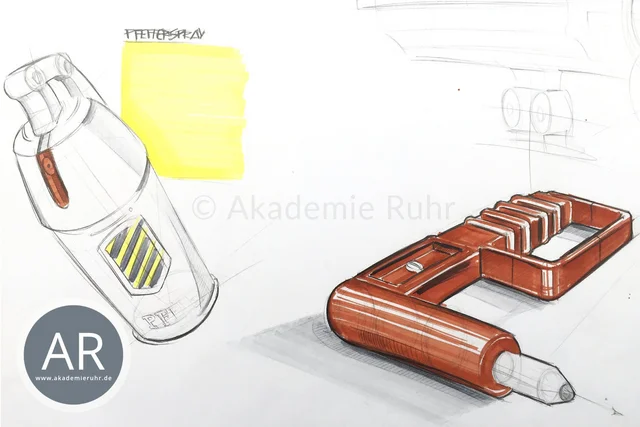 Industrial Design Mappenvorbereitung für die Hochschule Magdeburg an der Akademie Ruhr