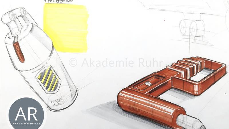 Industrial Design Mappenvorbereitung für die Hochschule Magdeburg an der Akademie Ruhr