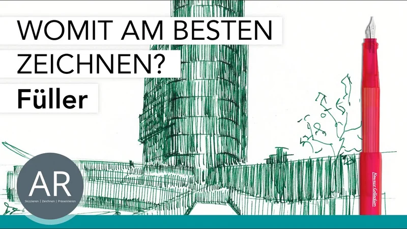 Architektur-Skizzen mit Tusche zeichnen – Worauf kommt es an?  