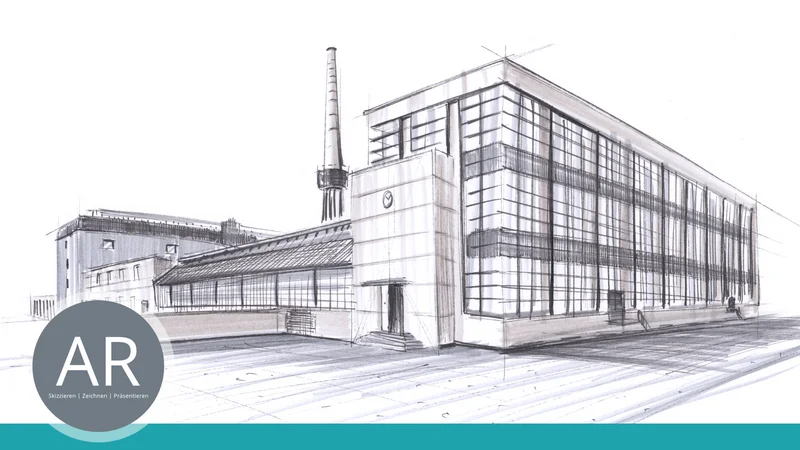 Im Mappenkurs Architektur bereiten wir deine Architektur Bewerbungsmappe Berlin vor. 