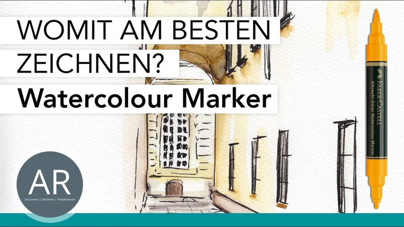 Faber-Castell Watercolor Stifte – Kreative Highlights für deine Architektur-Bewerbungsmappe