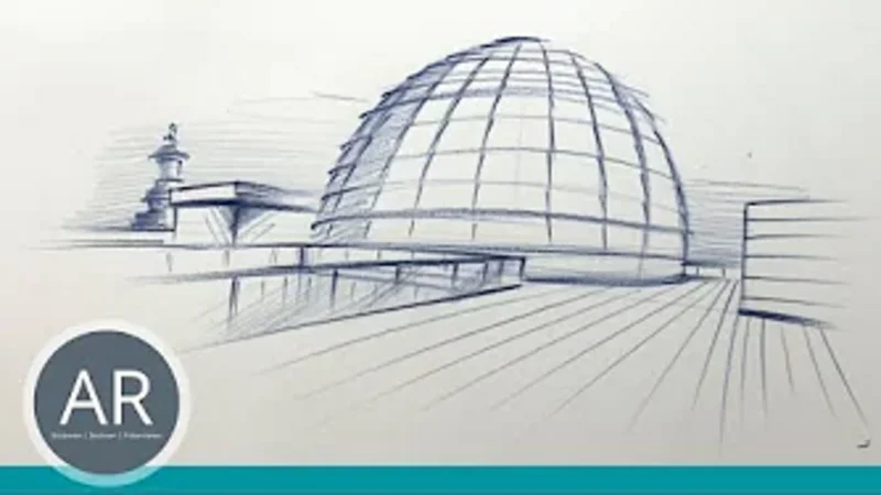 Architektur zeichnen lernen. Mappenkurs Düsseldorf