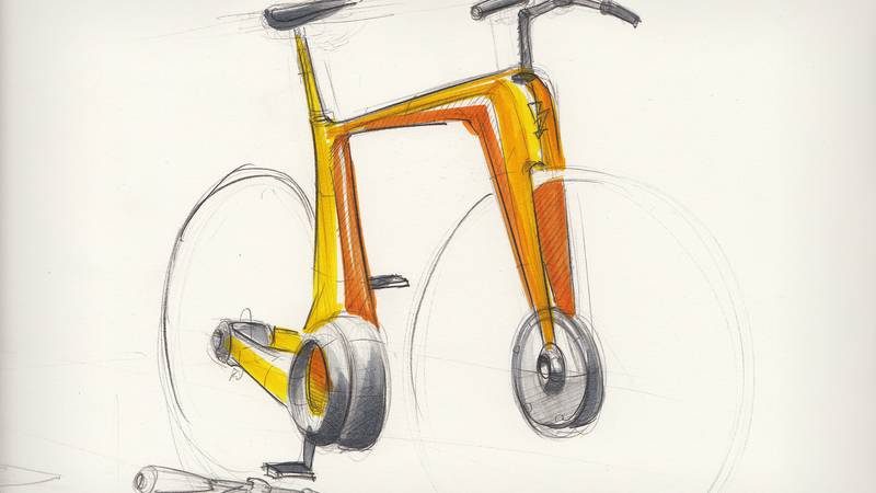 Ismail hat in unserem Industrial Design Mappenkurs ein Fahrrad-Konzept der Zukunft entwickelt. So erfolgreich ist er jetzt in Wuppertal im Studiengang Industrial Design