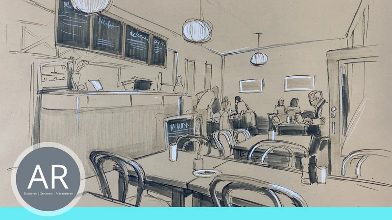 Urban Sketching - zeichnen lernen mit Akademie Ruhr, Onlinekurse