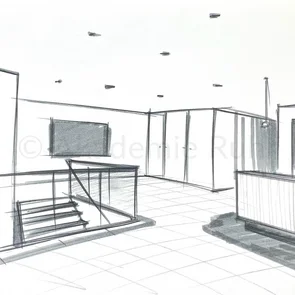 Gute Innenarchitektur Skizzen sind ein wichtiger Bestandteil deiner Bewerbungsmappe für den Studiengang Innenarchitektur Conceptual Design