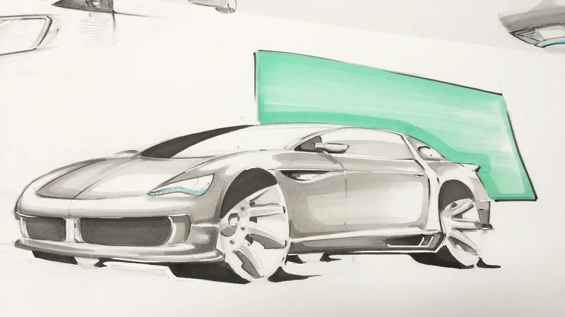 Erfahre wie Julian mit seiner Bewerbungsmappe für Transportation-Design eine der Bestnoten erhalten hat. Wir zeigen dir Mappen-Beispiele für Transportations-Design.