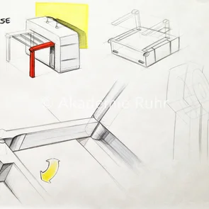 Eine Funktionszeichnung kann ein Produkt oder eine Idee visuell erläutern. In unserem Mappenvorbereitungskurs Industrial Design lernst du auf welcher Weise du deine Ideen am eindrucksvollsten visualisierst.