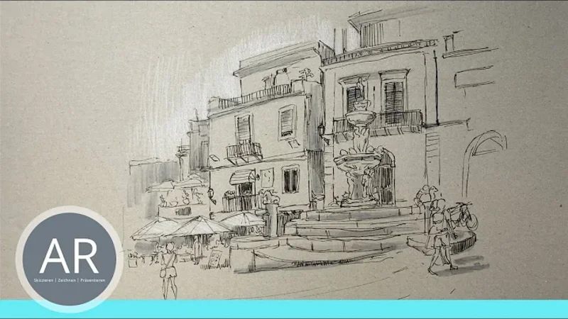 Was bedeutet Urban Sketching? Zeichenkurs Urban Sketching