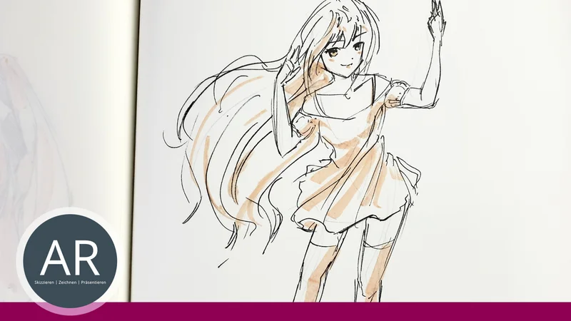 Mangafiguren schnell und einfach zeichnen lernen. Manga-Schnell-Skizze