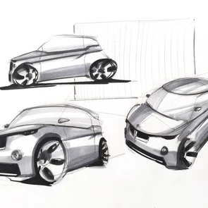 Erstelle deine Mappe für Studium Transportation-Design und zeige, dass du alle Perspektivdarstellungen beherrschst. Egal ob Zentralperspektive oder Vogelperspektive