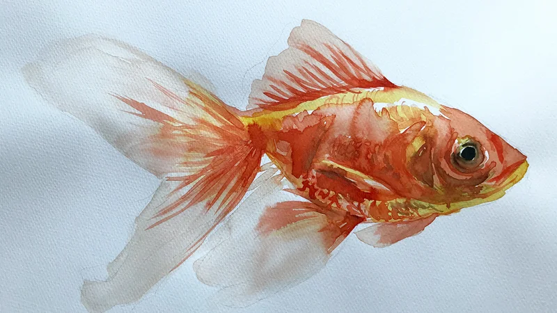 Verschiedene Techniken für Aquarellskizzen