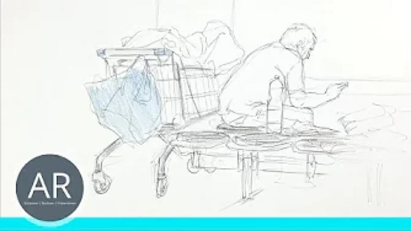 Beispiele für Urban Sketching aus unserem Zeichenkurs 