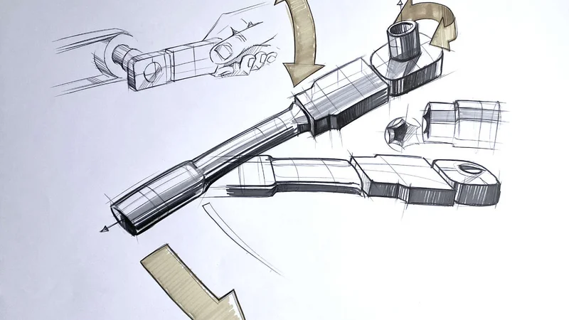 Produkt-Skizzen: sicher zur Industrial Design Mappe