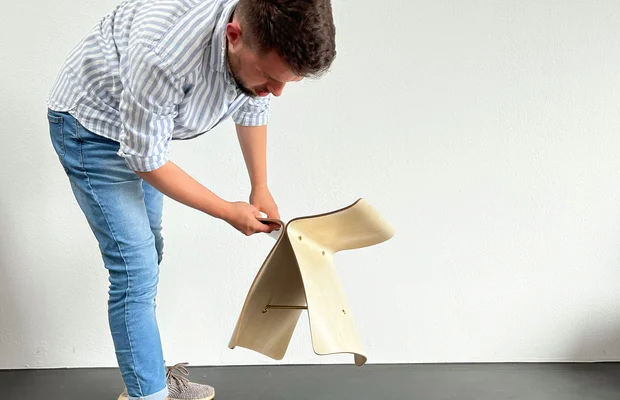 Yori Sanagi Vitra Butterfly Stool