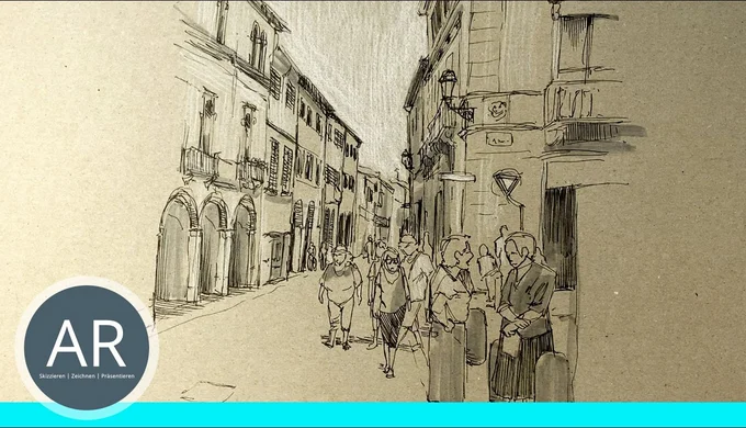 Urban Sketching im Urlaub: Ideen für deine Architekturmappe