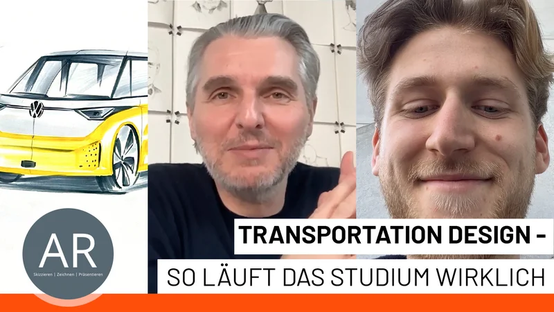 Mappenkurs Pforzheim: Transportation Design Mappe