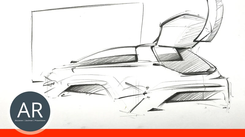 Wie eine Autoskizze den Grundstein für deine Designkarriere legt