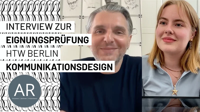 Interview zur bestandenen Eignungsprüfung Kommunikationsdesign an der HTW Berlin
