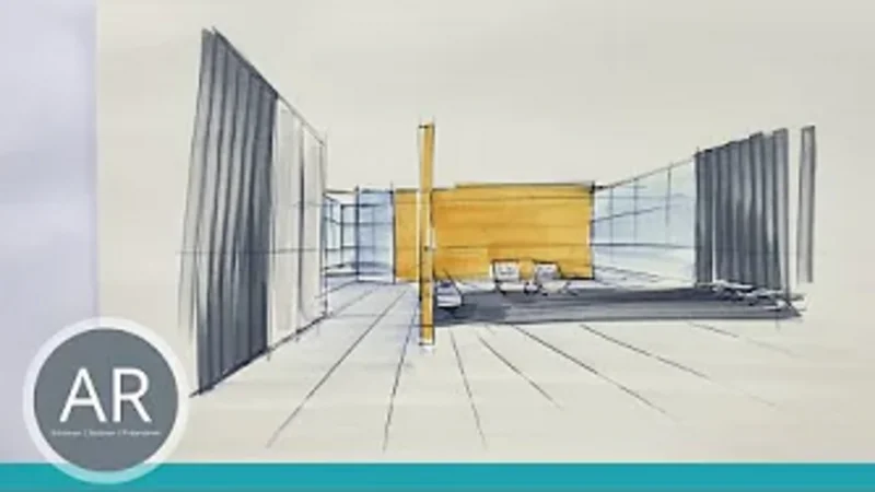 Räume schnell zeichnen. Handskizzen für Interior Designer