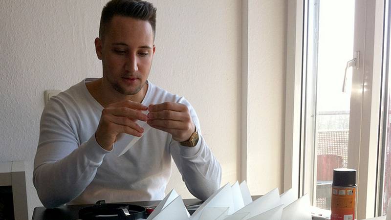 So hat sich Marion nach unserem Industrial Design Mappenkurs erfolgreich an der Folkwang Uni Essen beworben.