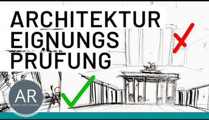 Eignungsprüfung Architektur lösen | Perspektive richtig sehen und zeichnen Schritt für Schritt