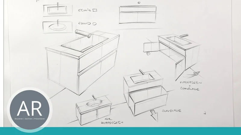 Step by Step Interior Design Zeichnungen einfach erklärt