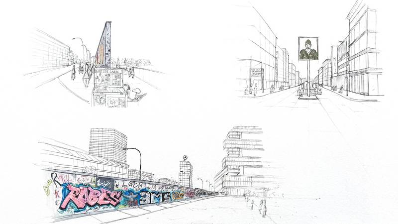 Architekturzeichnung eines erfolgreichen Mappenkurs-Teilnehmers, der die Eignungsprüfung Architektur an der UDK Berlin bestanden hat