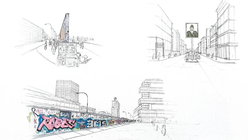 Architekturzeichnung eines erfolgreichen Mappenkurs-Teilnehmers, der die Eignungsprüfung Architektur an der UDK Berlin bestanden hat