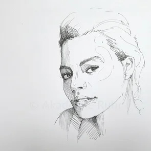 Eine Bewerbungsmappe Freie Kunst lebt von lockeren Zeichnungen und unfertigen Skizzen. Marker und andere Materialien unterstützen den lockeren Stil
