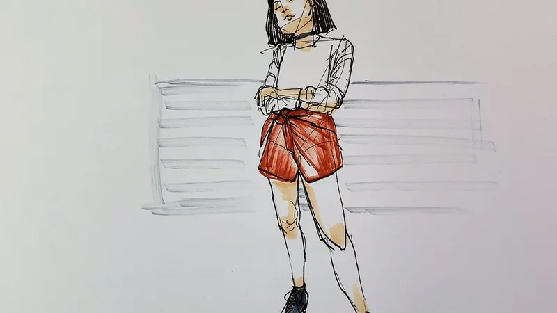 Die perfekte Bewerbungsmappe Illustration