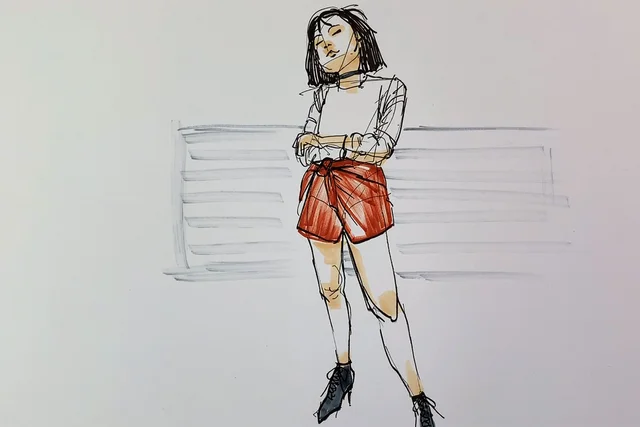 Die perfekte Bewerbungsmappe Illustration