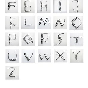 Deine Mappe für Studium Kommunikationsdesign wird durch typografische Arbeiten auf die Inhalte des Studium angepasst