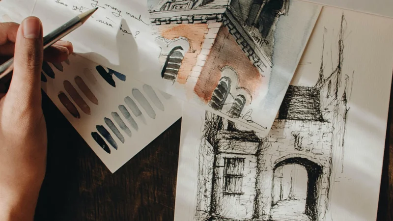 Unsere Urban Sketching Kurse für Anfänger und Fortgeschrittene Online