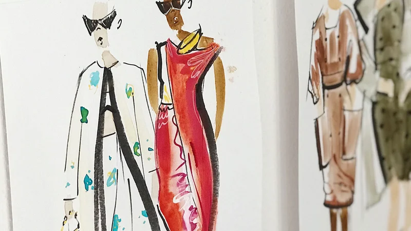 Mappenkurs für Modedesign, Kostüm- und Textildesign in Hamburg 