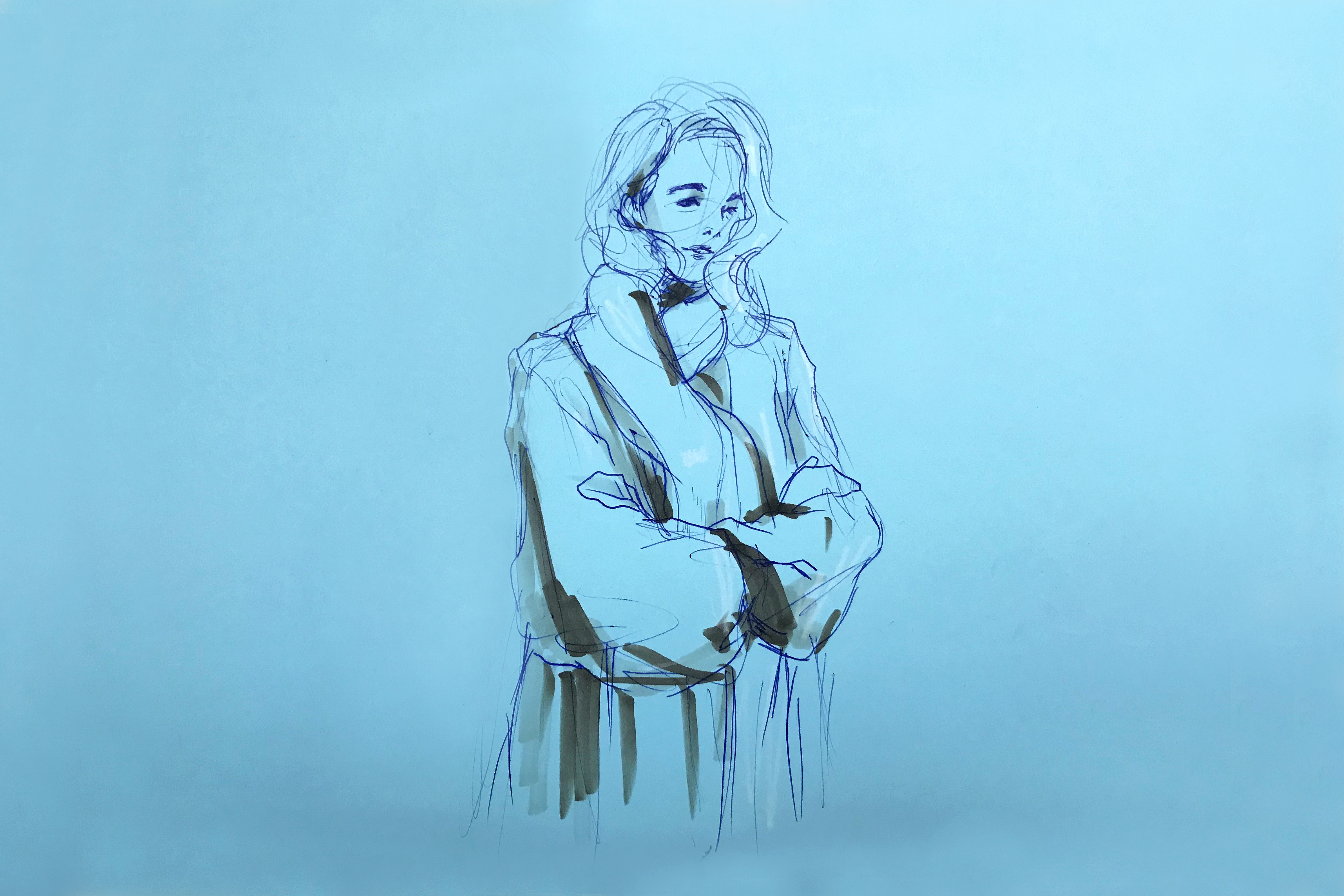 Aus den ersten Entwürfen deiner Kreation entstehen in unserem Mappenvorbereitungskurs Mode-Design Zeichnungen auf höchstem Niveau. Zusätzliche digitale Arbeiten bereichern dein Mappe für Mode-Design-studium.